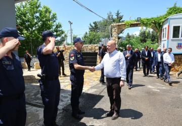 Vali Abdullah Küçük’ten Belören Jandarma Karakoluna ziyaret
