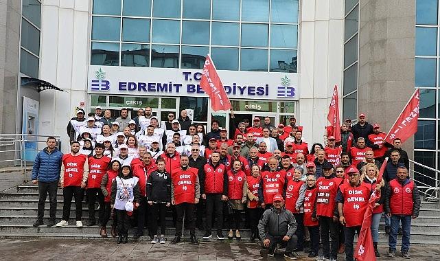 Edremit'te 1 Mayıs coşkuyla kutlandı