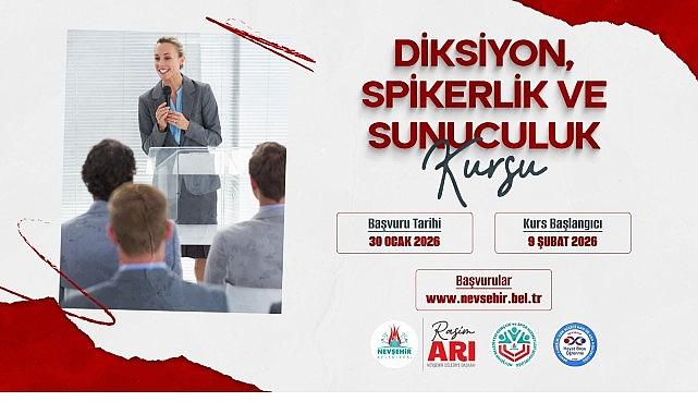 KAPEM'de Eğitim Seferberliği Diksiyon, Spikerlik ve Sunuculuk Kursuyla Sürüyor