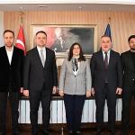 Başkan Çerçioğlu'na Gençlik ve Spor Bakan Yardımcısı Dr. Enes Eminoğlu'ndan Ziyaret