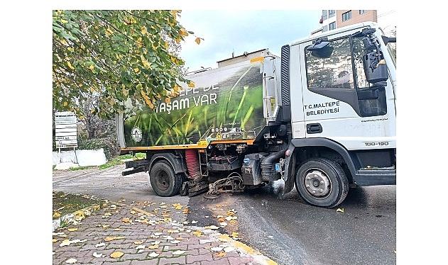 Maltepe Belediyesi'nden Yalı Mahallesi'nde temizlik seferberliği