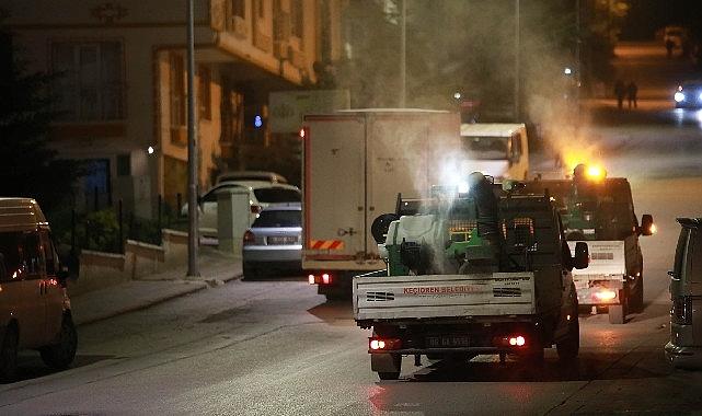 Keçiören Belediyesi'nden çevre ilaçlama seferberliği