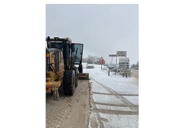 Nilüfer'de kar mesaisi