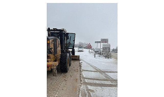 Nilüfer'de kar mesaisi