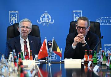 Mansur Yavaş, Brüksel Heyetini Ağırladı