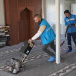 Adıyaman Belediyesi’nden konteyner kentte Ramazan öncesi ibadethane temizliği - Videolu Haber