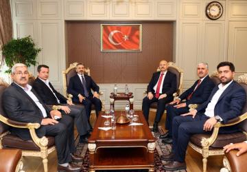 Bakan Yardımcısı Ahmet Aydın’dan Vali Abdullah Küçük’e hayırlı olsun ziyareti