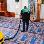 Canik'te Camiler Dip Köşe Temizleniyor