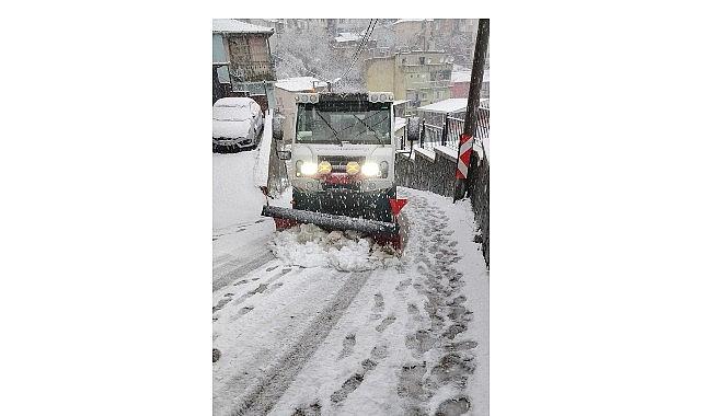 Osmangazi'nin Yüksek Kesimlerinde Kar Mesaisi