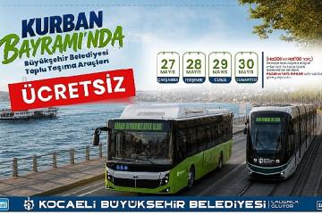 Büyükşehir'den bayramda ücretsiz ulaşım kolaylığı