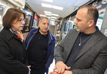 Başkan Köymen Bağlarbaşı'nda vatandaşların sorunlarını dinledi