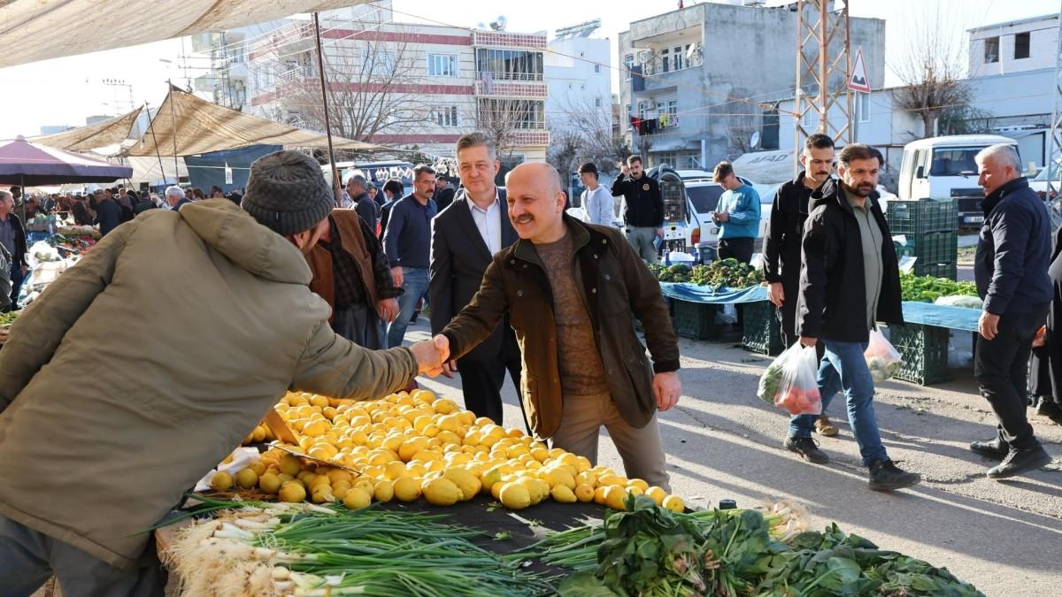 Vali Osman Varol’dan Siteler Mahallesi Semt Pazarı’na ziyaret