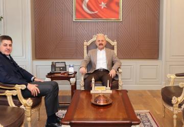 Adıyaman Valisi Dr. Osman Varol, Milletvekili İshak Şan’ı kabul etti