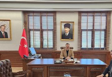 Başkan Sezer'den Kaymakam Gültekin'e Hayırlı Olsun Ziyareti