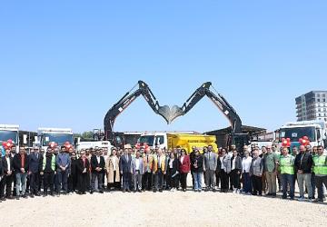 Nilüfer Belediyesi'nin yeni araçları yollarda