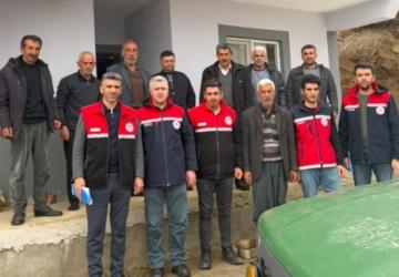 Çelikhan’da çiftçilere tarımsal ve hayvansal bilgilendirme