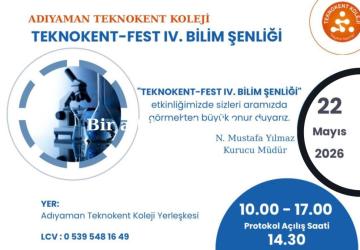 Tebeşir tozundan teknik devrime: Teknokent-Fest’e davet