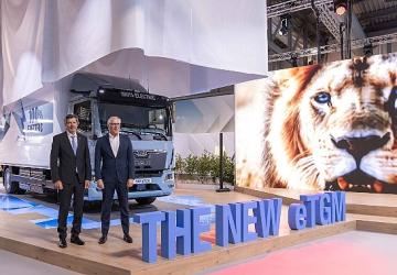 MAN eTGM'nin dünya prömiyeri Transpotec Logitec fuarında gerçekleşti