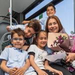 Zerrin Kaptan'a dördüzlerinden sürpriz