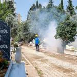 Büyükşehir'den toplu kullanım alanlarına ilaçlama çalışması