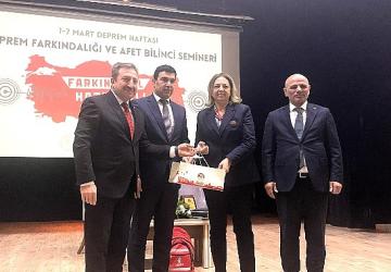 Deprem Haftası'nda farkındalık semineri