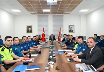 Adıyaman İl Emniyet Müdürü Nazman başkanlığında güvenlik toplantısı
