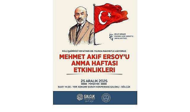 Milli Şair Vefatının 89. Yılında Gölcük'te Anılacak