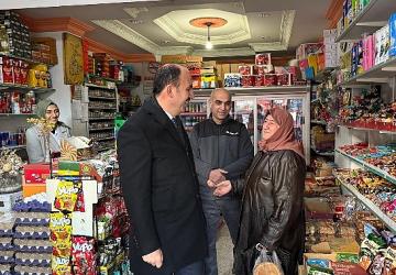 Başkan Altay Şehir Merkezinde İftar Öncesi Esnafı Ziyaret Etti