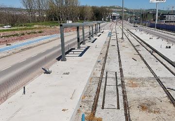 Kartepe Tramvay Hattı'nda ilk istasyon tamam