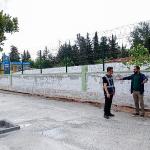 Büyükşehir'den Mevlana Caddesi ve 100. Yıl Bulvarı arasında kaldırım ve peyzaj çalışması