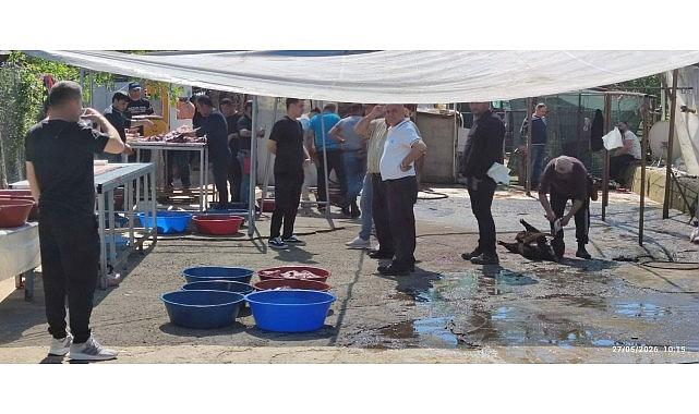 Maltepe'de kaçak kurban kesimine sıkı denetim
