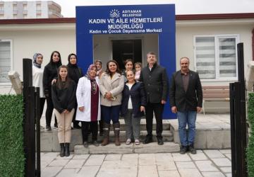 Başkan Tutdere, Kadın ve Çocuk Dayanışma Merkezi’ni ziyaret etti