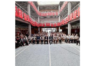 Liseli öğrenciler sordu, Başkan Büyükakın cevapladı