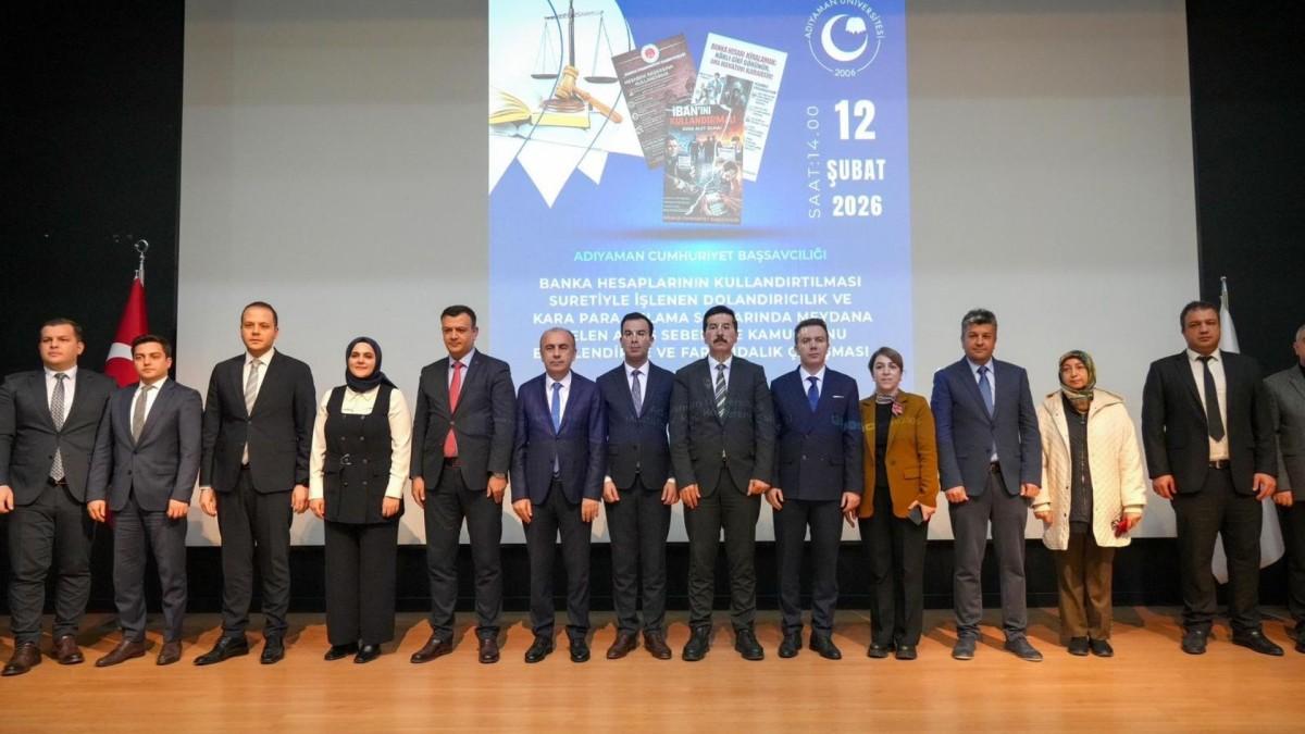 Adıyaman Üniversitesi’nde Dolandırıcılık ve Kara Para Farkındalık Programı düzenlendi