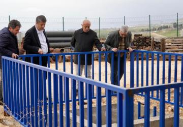 Başkan Tutdere, Adıyaman’daki yağış sonrası su depolarını yerinde inceledi