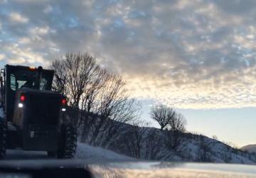 Adıyaman İl Özel İdaresi karla mücadelede çalışmalarını sürdürüyor