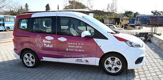 Kemer'de Anne Taksi projesi başlıyor
