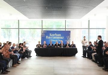 İnegöl Protokolü Bayramlaşma Töreninde Buluştu