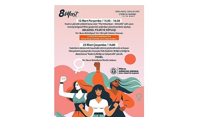 Buca'da Emekçi Kadınlar Günü dolu dolu geçecek