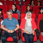 Öğrencilerin mezuniyet sevinci