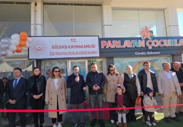 Gölbaşı ilçesinde yeni gündüz bakım evi açıldı