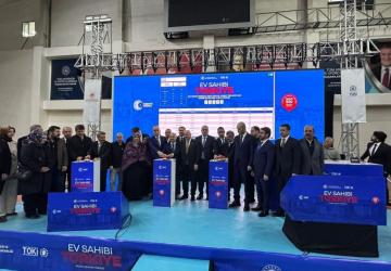 5 bin sosyal konut için ilk kura Adıyaman’da çekildi