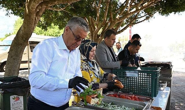 Öğrencilere deneme sınavı sonrası mangal partisi