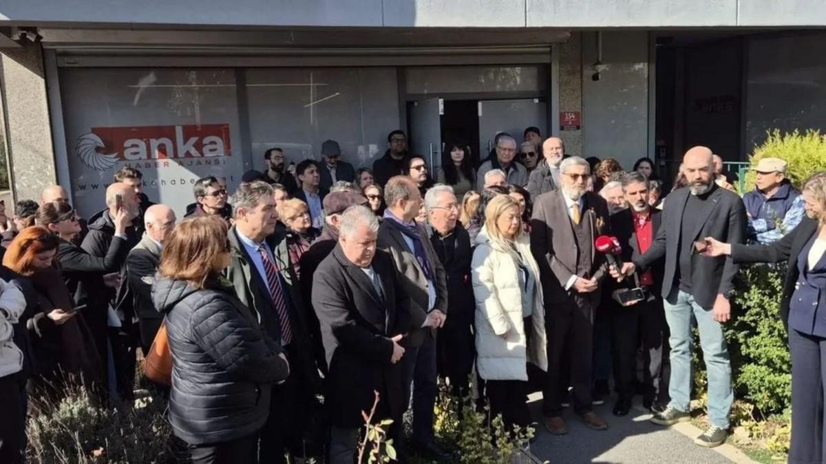 Gazeteci Meslek Örgütleri'nden ANKA Haber Ajansı’na destek