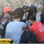 ADIYAMAN (PHA) - Murat KAYIŞ - Adıyaman’ın Tut ilçesinde tarım işçilerini taşıyan minibüsün freni patlaması sonucu meydana gelen trafik kazasında 19 kişi yaralandı.