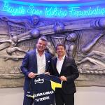 ADIYAMAN (PERRE) - Şeriban ÖZÇAKMAK - Adıyaman Belediye Başkanı Abdurrahman Tutdere'nin ziyaret ettiği Fenerbahçe Spor Kulübü Başkanı Saadettin Saran, "Adıyamanlı gençler, sizleri seviyorum.