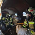 ADIYAMAN (PERRE) - Şeriban ÖZÇAKMAK - Adıyaman Havalimanı Müdürlüğü tarafından her yıl düzenlenen Acil Durum Planı çerçevesinde bu yıl da uçak düşme tatbikatı yapıldı.