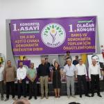 ADIYAMAN (PHA) - Murat KAYIŞ – DEM Parti Grup Başkanvekili ve Muş Milletvekili Sezai Temelli, partisinin Adıyaman 1.