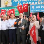 ADIYAMAN (PHA) - Selahattin ALPTEKİN – AK Parti Adıyaman İl Başkanı Faruk Bülent Kablan, Merkez İlçe Başkanı Mehmet Fatih Olgun, Kadın Kolları Başkanı Saliha Diler, Gençlik Kolları Başkanı Ramazan Çetin, il yönetimi ve ç...