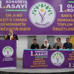 ADIYAMAN (PHA) - Murat KAYIŞ – DEM Parti Grup Başkanvekili ve Muş Milletvekili Sezai Temelli, partisinin Adıyaman 1.